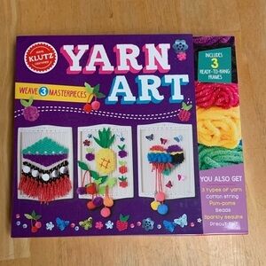 Klutz yarn art craft kit set, NEW IN BOX